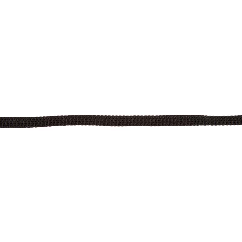 Шнур для одежды круглый вязанный цв черный 4мм (уп 100м) В360 3101