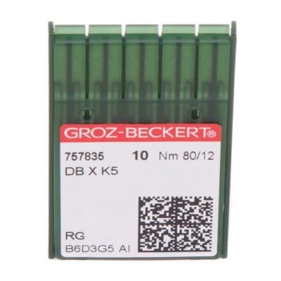 Иглы GROZ-BECKERT DBxK5 №80 (уп.10шт.) (0)