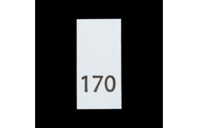 р170пб 170 - размерник - белый (уп.200 шт) купить по цене 78 руб - в интернет-магазине Веллтекс | Нижний Новгород
