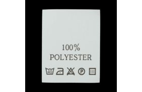 с102пб 100%polyester - составник - белый (уп 200 шт.) купить по цене 150 руб - в интернет-магазине Веллтекс | Нижний Новгород
