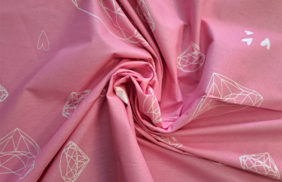 ткань поплин 110гр/м2, 100хб, 220см, набивная, розовый, модницы, компаньон tpg021 купить по цене 216 руб в розницу от 1 метра - в интернет-магазине Веллтекс