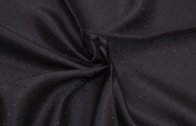 ткань подкладочная поливискоза twill, 90гр/м2, 52пэ/48вкс, 144см, черный s148/bk жаккард точка, (100 купить в Нижнем Новгороде
.